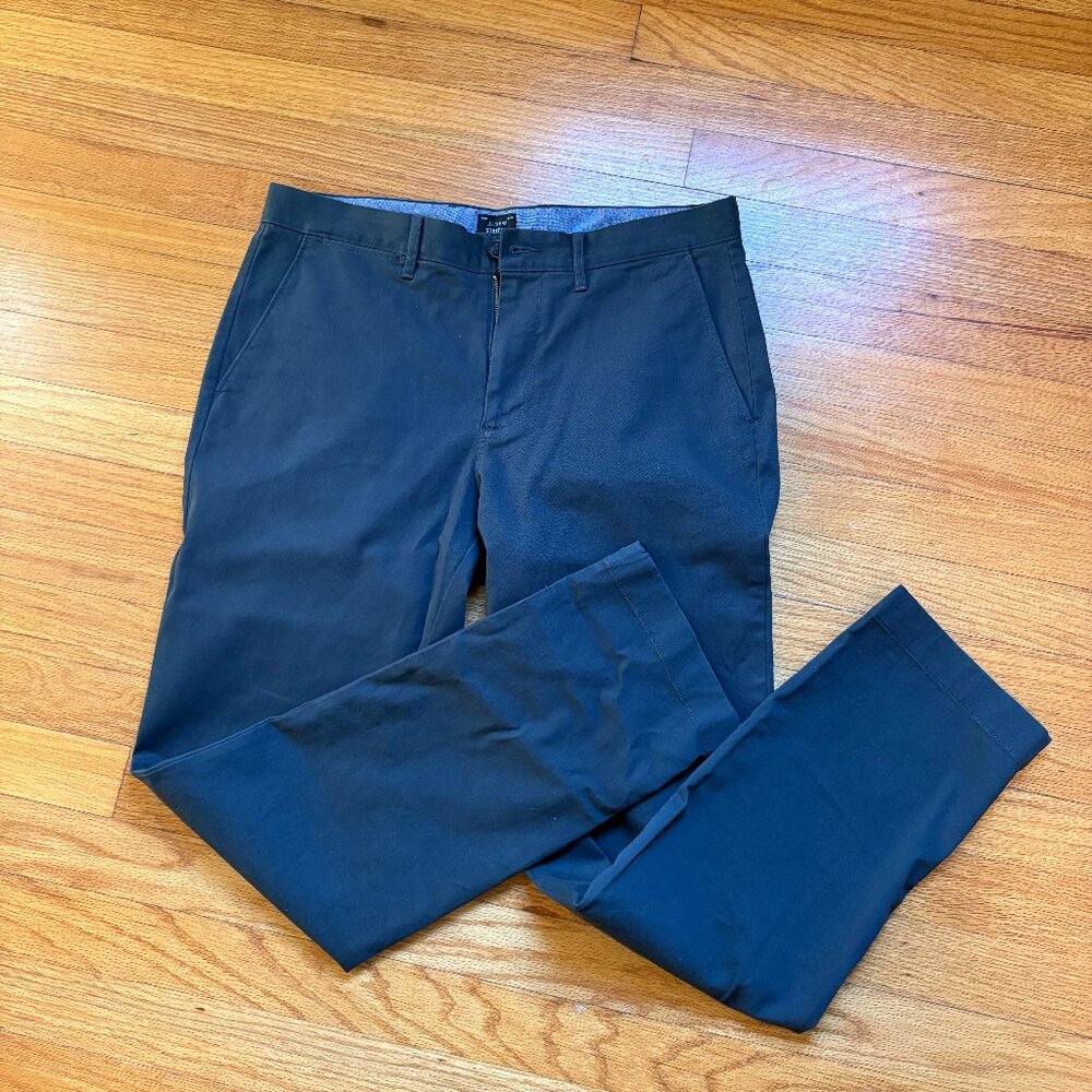 Dark Gray J Crew Stretch Men's 770 Straight-fit Chino Pants, W 31 L 30, NWOT